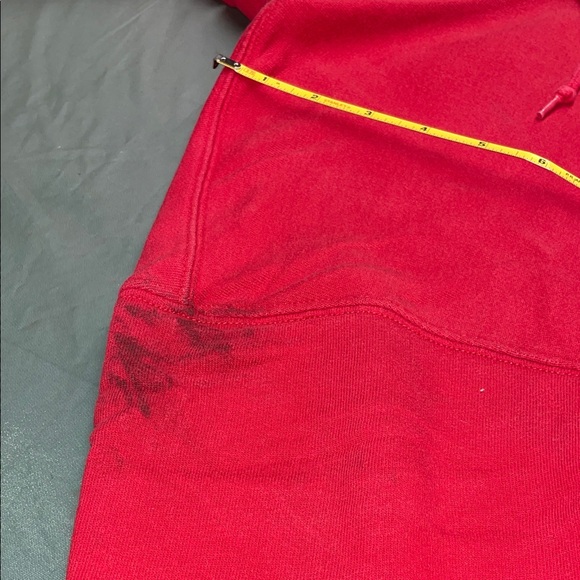 Aero Athletics Red Hoodie w/Bag - Picture 3 of 6